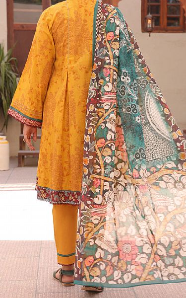 Almirah Mustard Lawn Suit | Pakistani Lawn Suits- Image 2