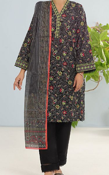 Almirah Black Lawn Suit | Pakistani Lawn Dress in USA- Image 1