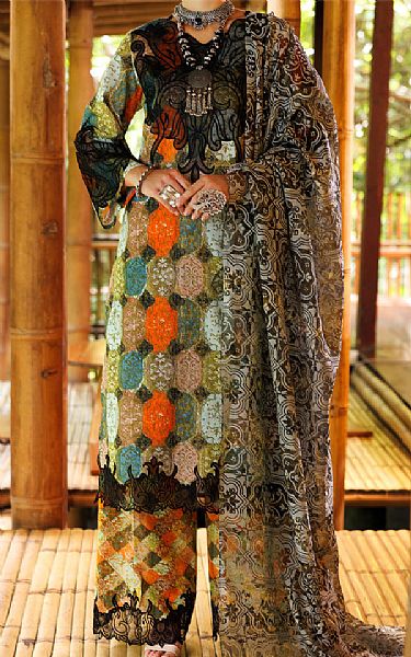 Almirah Multicolor Lawn Suit | Pakistani Lawn Dress in USA- Image 1