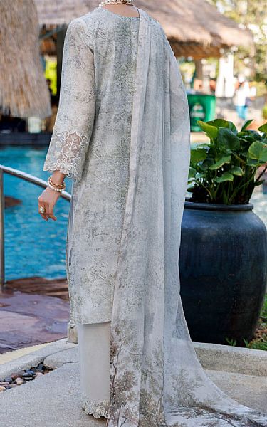 Almirah Light Grey Lawn Suit | Pakistani Lawn Dress in USA- Image 2