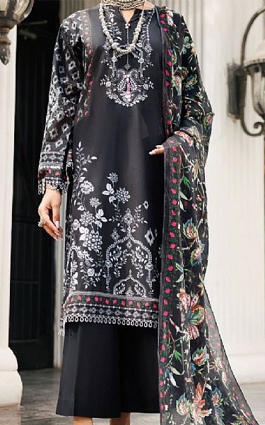 Almirah Black Lawn Suit | Pakistani Lawn Dress in USA- Image 1