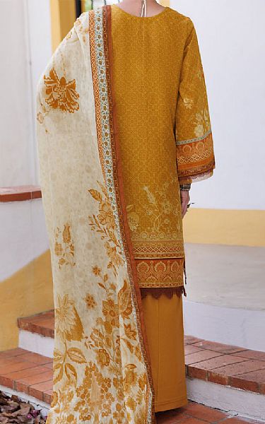 Almirah Mustard Lawn Suit | Pakistani Lawn Dress in USA- Image 2