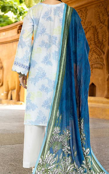 Almirah Sky Blue Lawn Suit | Pakistani Lawn Dress in USA- Image 2