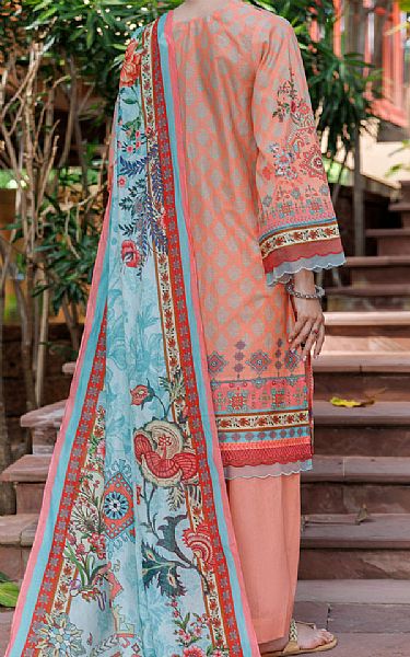 Almirah Peach Lawn Suit | Pakistani Lawn Dress in USA- Image 2