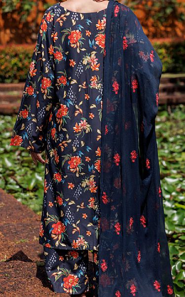 Almirah Navy Blue Lawn Suit | Pakistani Lawn Dress in USA- Image 2