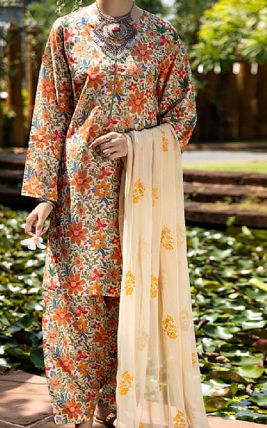 Almirah Multicolor Lawn Suit | Pakistani Lawn Dress in USA- Image 1
