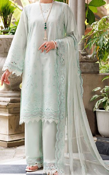 Almirah Light Turquoise Lawn Suit | Pakistani Lawn Dress in USA- Image 1