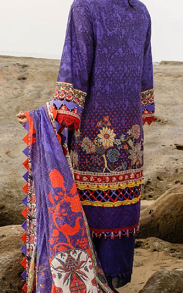 Almirah Indigo Lawn Suit | Pakistani Lawn Dress in USA- Image 2