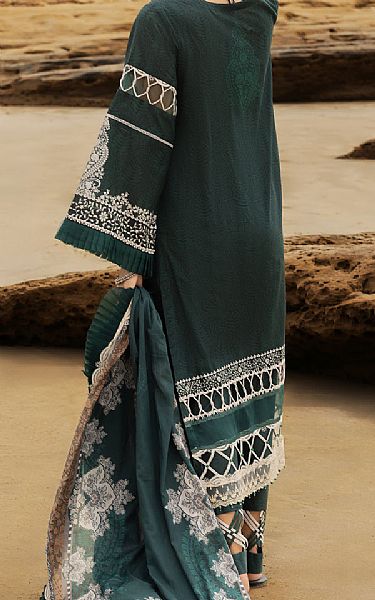 Almirah Green Lawn Suit | Pakistani Lawn Dress in USA- Image 2