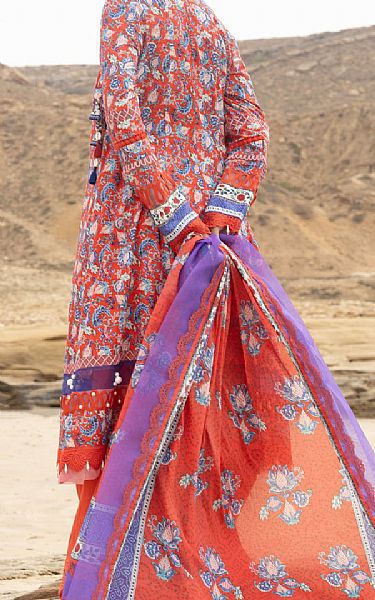 Almirah Multicolor Lawn Suit (2 Pcs) | Pakistani Lawn Dress in USA- Image 2
