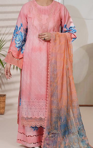 Almirah Pink Lawn Suit | Pakistani Lawn Dress in USA- Image 1