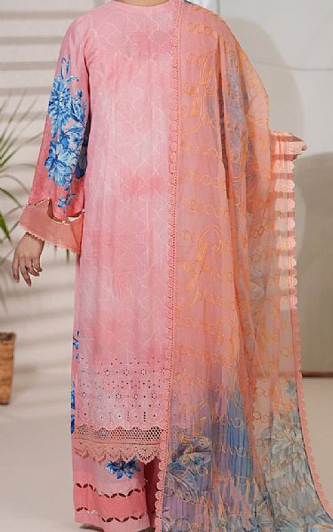 Almirah Pink Lawn Suit | Pakistani Lawn Dress in USA- Image 2