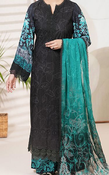 Almirah Black Lawn Suit | Pakistani Lawn Dress in USA- Image 1
