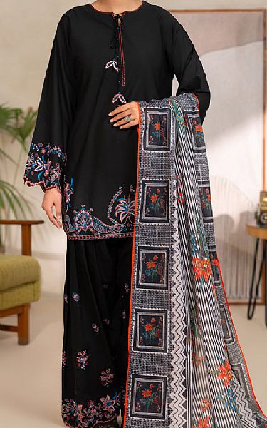 Almirah Black Lawn Suit | Pakistani Lawn Dress in USA- Image 1