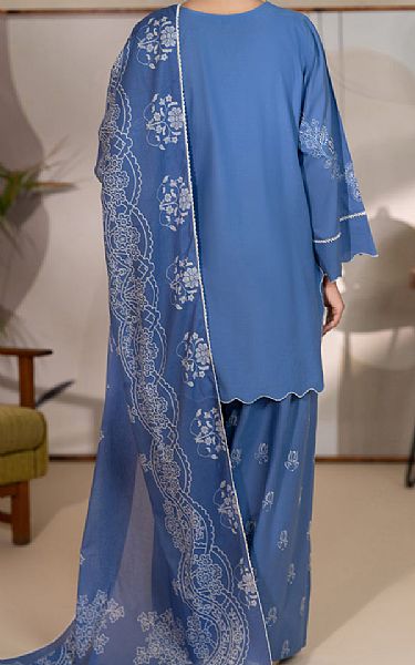 Almirah Denim Blue Lawn Suit | Pakistani Lawn Dress in USA- Image 2