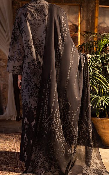 Almirah Grey/Black Lawn Suit | Pakistani Lawn Dress in USA- Image 2