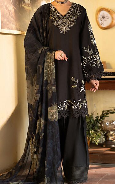 Almirah Black Lawn Suit | Pakistani Lawn Dress in USA- Image 1