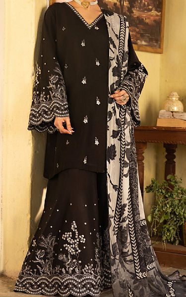 Almirah Black Lawn Suit | Pakistani Lawn Dress in USA- Image 1