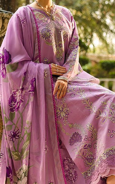 Almirah Mauve Lawn Suit | Pakistani Lawn Dress in USA- Image 2