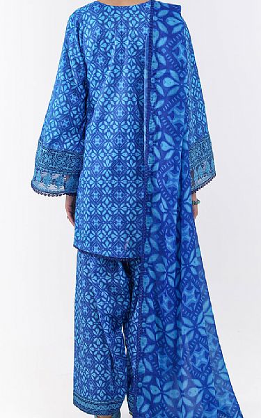 Almirah Blue Lawn Suit | Pakistani Lawn Dress in USA- Image 2