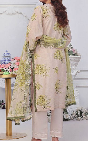 Al Zohaib Oyster Pink Lawn Suit | Pakistani Lawn Dress in USA- Image 2