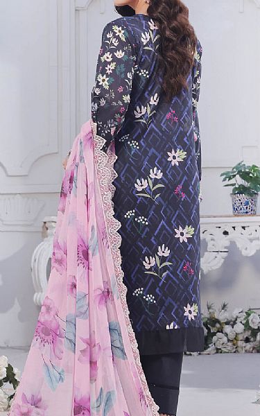 Al Zohaib Blue Lawn Suit | Pakistani Lawn Dress in USA- Image 2