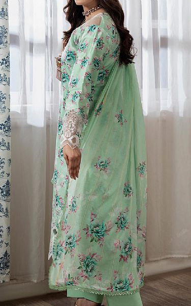Al Zohaib Mint Green Lawn Suit | Pakistani Lawn Dress in USA- Image 2