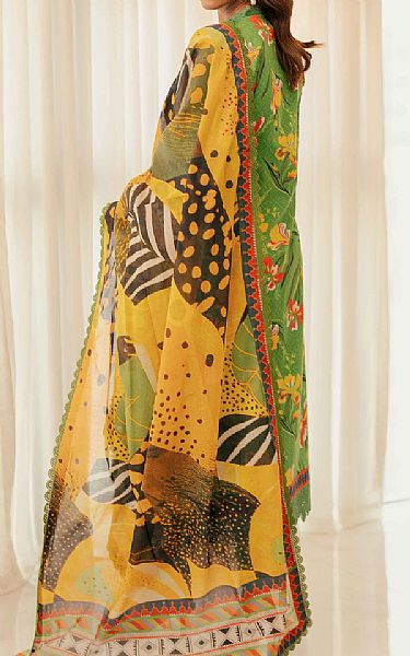 Al Zohaib Nasty Green Cotton Suit | Pakistani Winter Dresses in USA- Image 2
