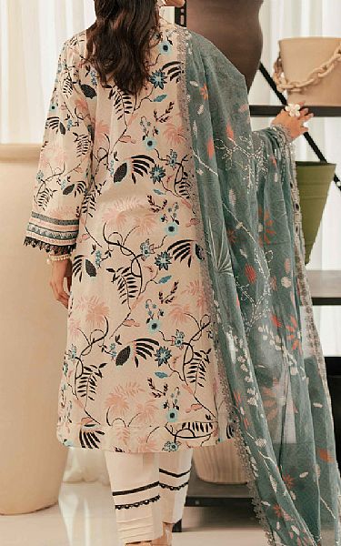Al Zohaib Ivory Cotton Suit | Pakistani Winter Dresses in USA- Image 2