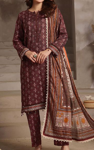 Al Zohaib Redwood Lawn Suit | Pakistani Lawn Dress in USA- Image 1