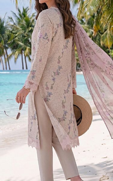 Al Zohaib Dusty Grey Lawn Suit | Pakistani Lawn Dress in USA- Image 2
