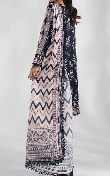 Al Zohaib Black Lawn Suit | Pakistani Lawn Dress in USA- Image 2