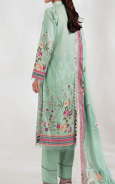 Al Zohaib Light Green Lawn Suit | Pakistani Lawn Dress in USA- Image 2