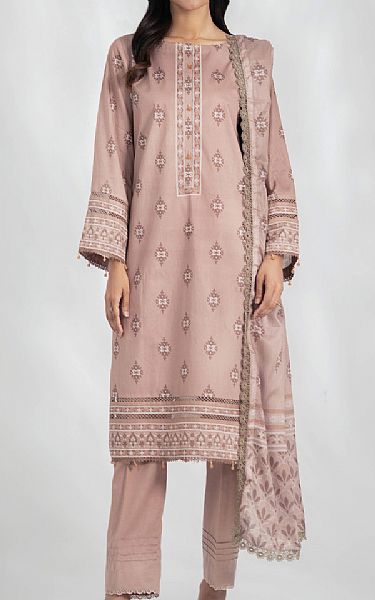 Al Zohaib Cavern Pink Lawn Suit | Pakistani Lawn Dress in USA- Image 1