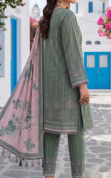 Al Zohaib Mineral Green Lawn Suit | Pakistani Lawn Dress in USA- Image 2