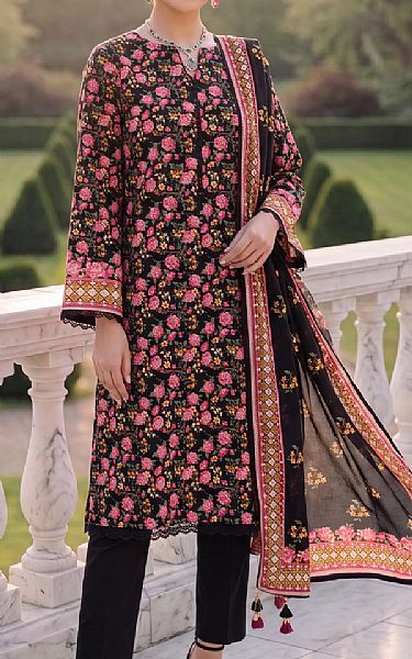 Al Zohaib Black Lawn Suit | Pakistani Lawn Dress in USA- Image 1