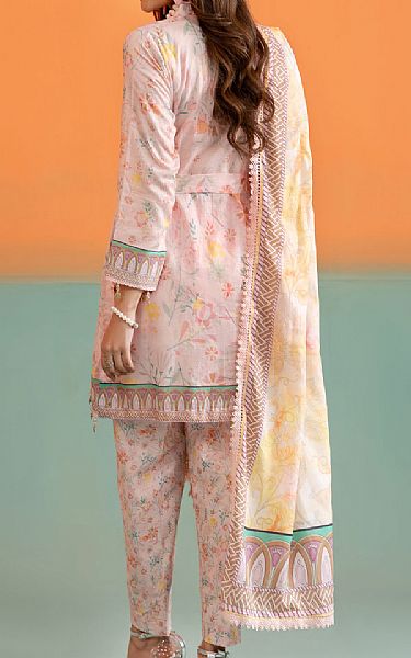 Al Zohaib Baby Pink Lawn Suit | Pakistani Lawn Suits- Image 2