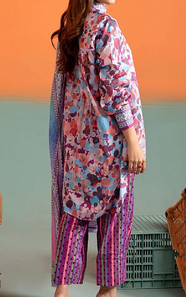 Al Zohaib Lavender Lawn Suit | Pakistani Lawn Suits- Image 2