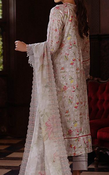 Al Zohaib Grey Lawn Suit | Pakistani Lawn Dress in USA- Image 2