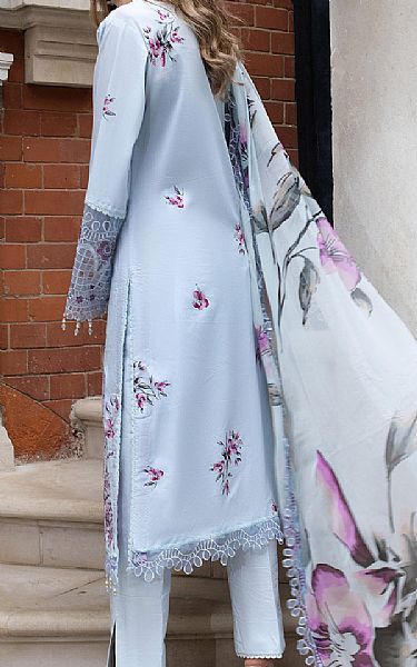 Al Zohaib Cloudy Blue Lawn Suit | Pakistani Lawn Dress in USA- Image 2