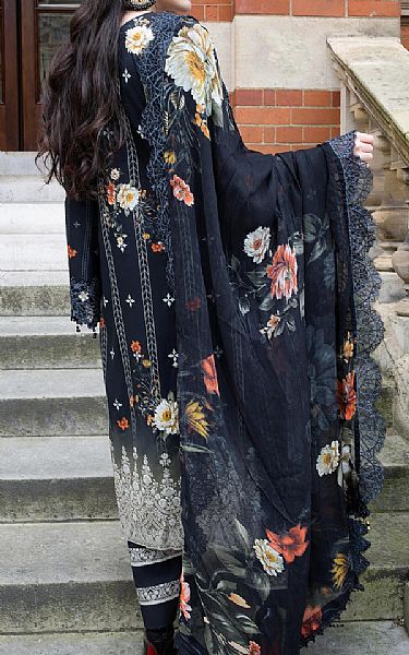 Al Zohaib Black Lawn Suit | Pakistani Lawn Dress in USA- Image 2