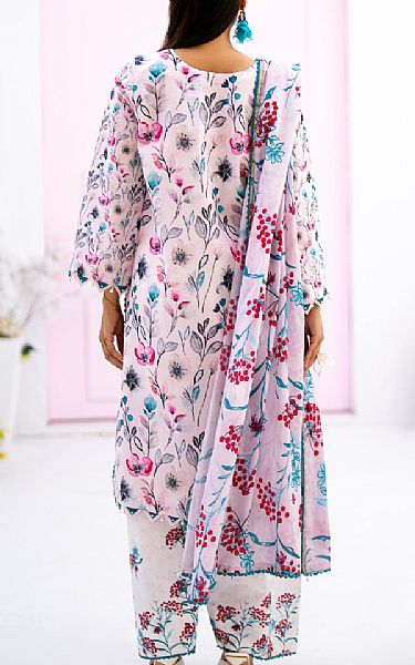 Al Zohaib Pale Pink Lawn Suit | Pakistani Lawn Dress in USA- Image 2