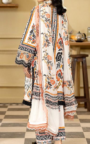 Al Zohaib White Lawn Suit | Pakistani Lawn Dress in USA- Image 2