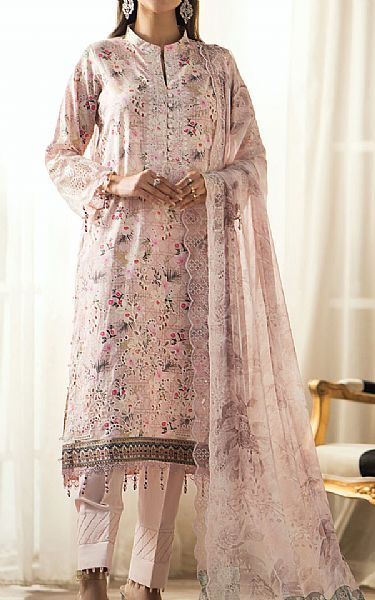Al Zohaib Beige Cambric Suit | Pakistani Winter Dresses- Image 1