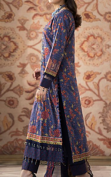 Al Zohaib Mulled Wine Cambric Suit | Pakistani Winter Dresses- Image 2