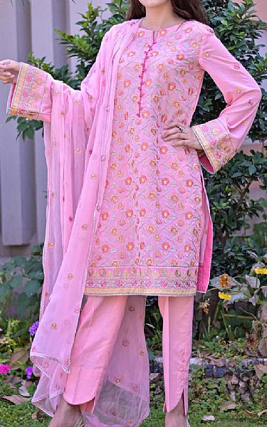 Anamta Orchid Pink Lawn Suit | Pakistani Lawn Suits- Image 1