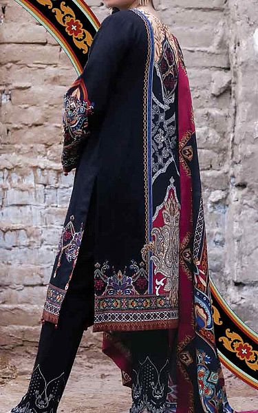 Anamta Black Khaddar Suit | Pakistani Winter Dresses- Image 2