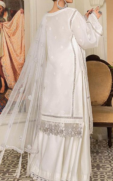 Anamta White Lawn Suit | Pakistani Lawn Suits- Image 2