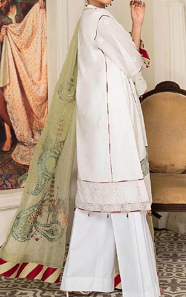Anamta White Lawn Suit | Pakistani Lawn Suits- Image 2