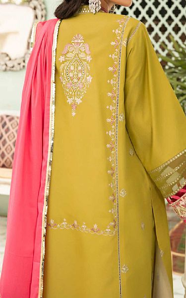 Anamta Olive Green Lawn Suit | Pakistani Lawn Suits- Image 2